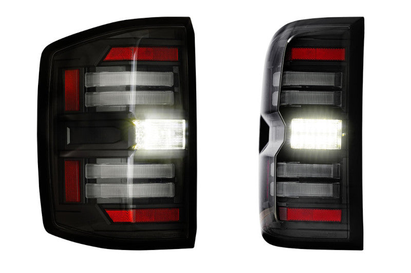 Morimoto LF729 1500/2500HD/3500HD XB LED Tail Lights - Smoked | 2014-2019 Silverado 1500/2500HD/3500HD