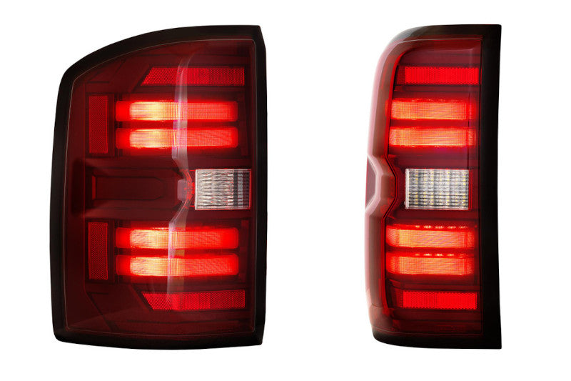 Morimoto LF730 XB LED Tail Lights - Red | 2014-2018 Sierra 1500/2500HD/3500HD