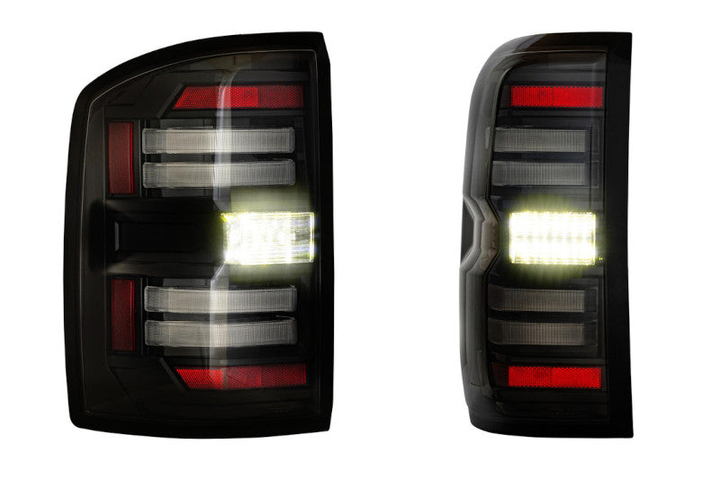 Morimoto LF731 XB LED Tail Lights - Smoked | 2014-2018 Sierra 1500/2500HD/3500HD