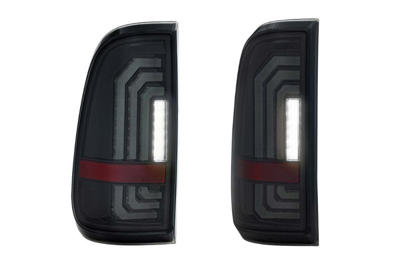 Morimoto LF733 XB LED Tail Lights - Smoked | 1999-2016 F250/F350