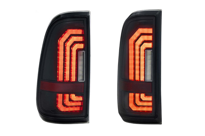 Morimoto LF733 XB LED Tail Lights - Smoked | 1999-2016 F250/F350