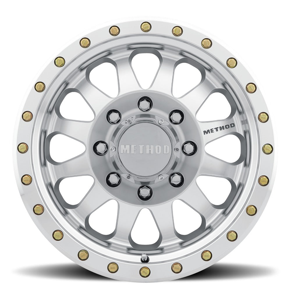 Method MR30421088318N 304 Double Standard 20x10in Machined/Clear Coat -18mm Offset Wheel | 2011-2024 Silverado/Sierra 2500HD/3500HD