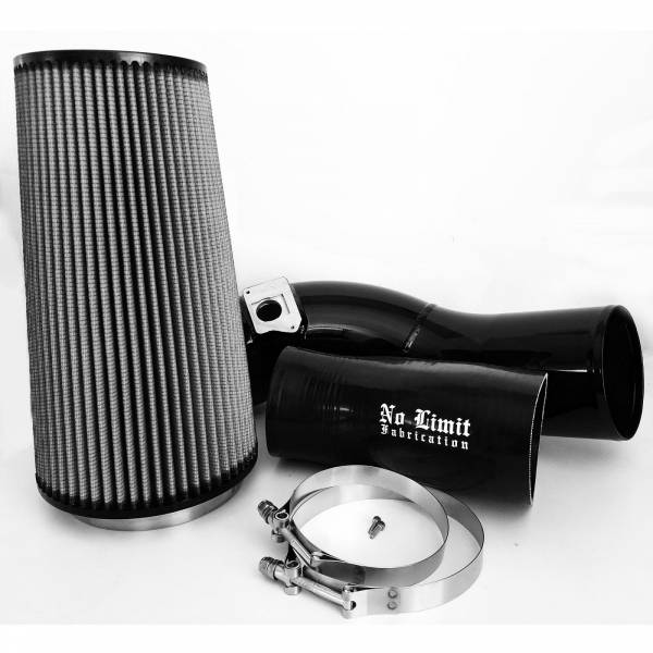 No Limit Fab 60CAIPO Polished Cold Air Intake w/ Oiled Filter | 2003-2007 Ford 6.0L Powerstroke