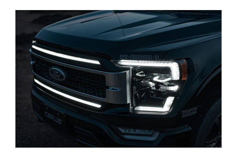 OLM E.16205.1 Infinite Series Headlight & DRL Grille Combo | 2021-2023 F150