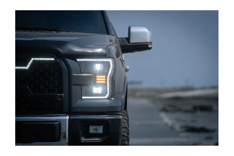 OLM E.16017.1 Essential Series LED Headlights - White DRL | 2015-2017 F150