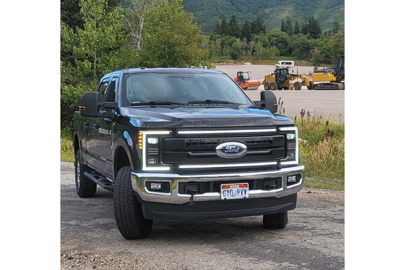 OLM E16200.1 Essential Series Headlight & DRL Grille Combo | 2017-2019 F250/F350