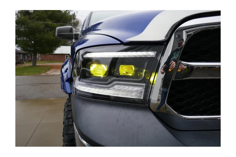 OLM E.42010.1 Bi-Beam Headlights Infinite Series - White DRL | 2009-2014 Ram 1500/2500/3500 19-24 Ram 1500 Classic