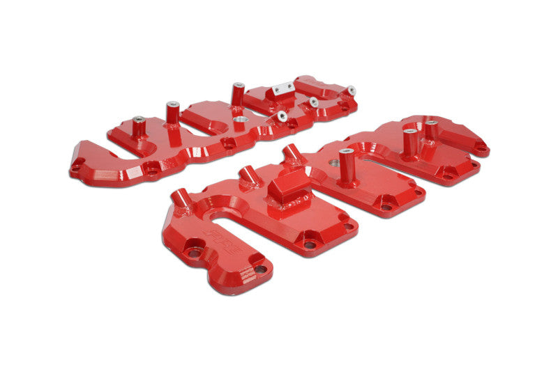 PPE 118021412 Valve Cover Kit without Pillars - Red | 2004.5-2010 Silverado/Sierra 2500HD/3500HD 6.6L