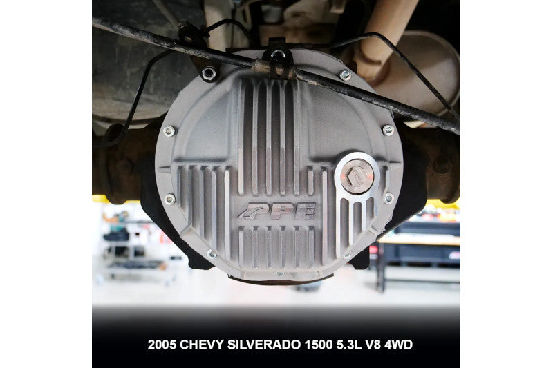 PPE 138051300 8.5-10 Heavy-Duty Aluminum Rear Differential Cover - Raw | 1972-2013 GM K1500