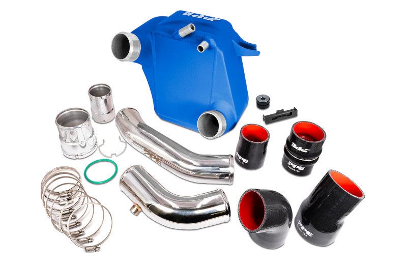 PPE 315045122 Air-To-Water Intercooler Kit - Blue | 2011-2023 Ford 6.7L Powerstroke