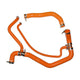 PPE 119025100 Upper & Lower Coolant Hose Kit - Orange | 2001-2005 Silverado/Sierra 2500HD/3500HD 6.6L