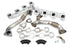 PPE 116111235 High Flow Exhaust Manifolds and Up-Pipes Kits Silver | 2002-2004 Silverado/Sierra 2500HD/3500HD 6.6L