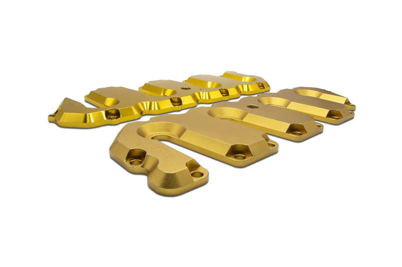 PPE 118021423 Valve Cover Kit without Pillars - Gold | 2004-2010 Silverado/Sierra 2500HD/3500HD 6.6L