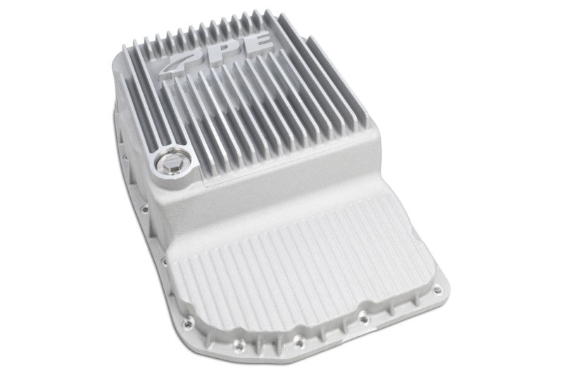 PPE 128051600 Heavy-Duty Cast Aluminum Transmission Pan Raw | 2007-2020 w/ 6L80 Transmission