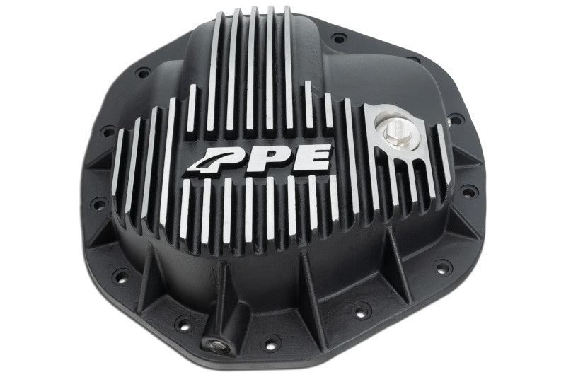 PPE 138053010 11.5in/12in - 14 Heavy Duty Cast Aluminum Rear Diff Cover - Brushed | 2020-2024 Silverado/Sierra 2500HD/3500HD 6.6L