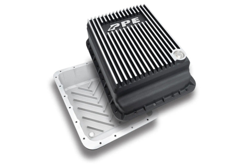 PPE 228053210 Heavy Duty Cast Aluminum Transmission Pan Brushed | 2013-2022 Ram 6.7L Cummins