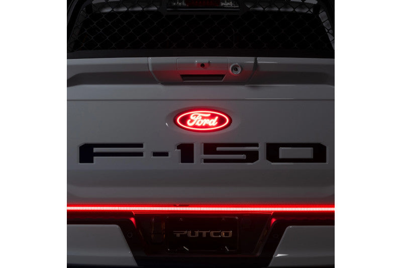 Putco 92604 Luminix Red LED Tailgate Emblem | 2015-2023 F150