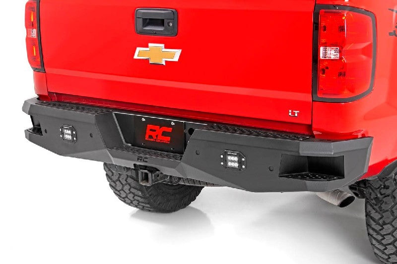 Rough Country 10773 Heavy-Duty Rear LED Bumper | 2007-2018 Silverado 1500