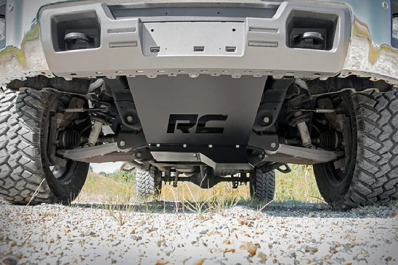 Rough Country 222 Heavy Duty Front Skid Plate Package | 2014-2018 Silverado/Sierra 1500