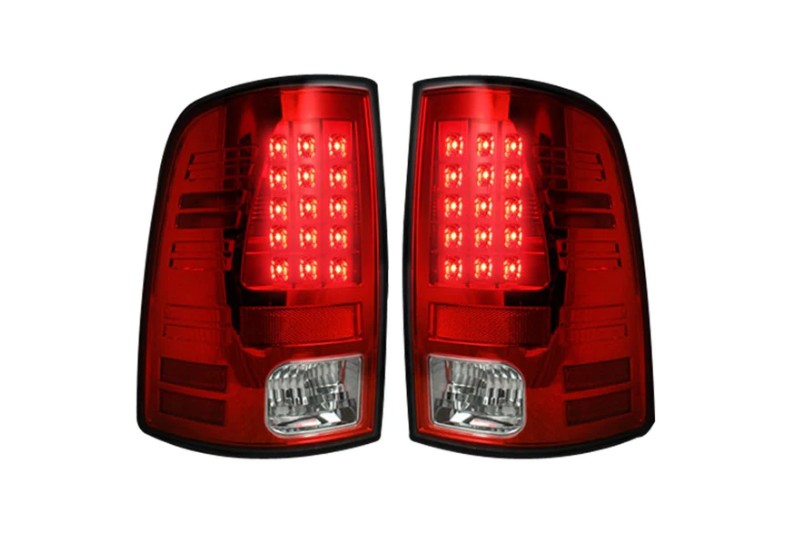 Recon 264169Rd Red Led Tail Lights | 2009-2014 Dodge Ram 1500/2500/3500