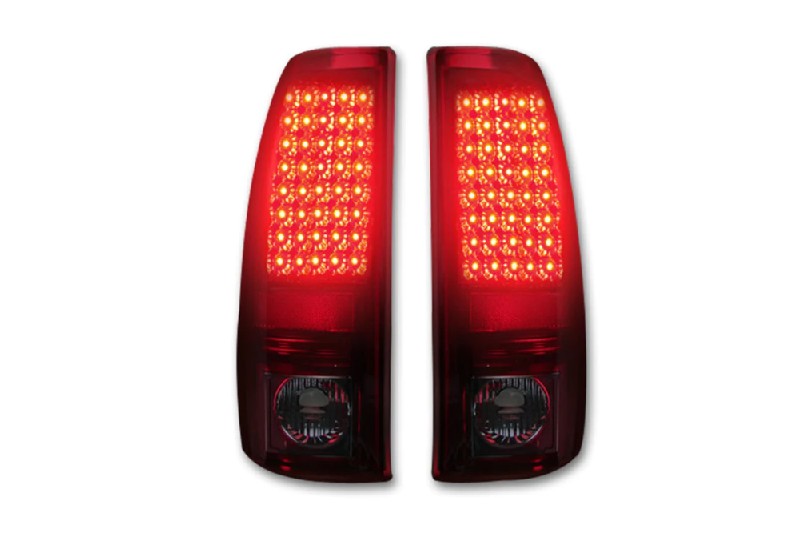 Recon 264173BK Smoked Lens Taillights | 1999-2007 Silverado/Sierra 2500HD/3500HD