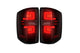 Recon 26429238RBK LED Dark Red Smoked Tail Lights | 2014-2018 GM Silverado 1500/2500/3500