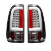 Recon 264293CL O-Led Tail Lights | 2008-2016 F250/F350