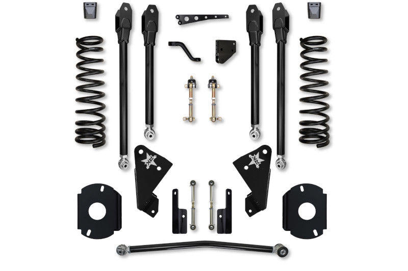 Rock Krawler R2XF4004Ar 4 X-Factor Series Suspension System | 2014-2018 Ram 2500 Air Ride