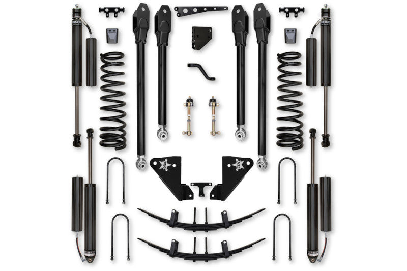 Rock Krawler R3XF4004-Rr 4 X-Factor Series Suspension System w/ Remote Reservoir | 2013-2018 Ram 3500