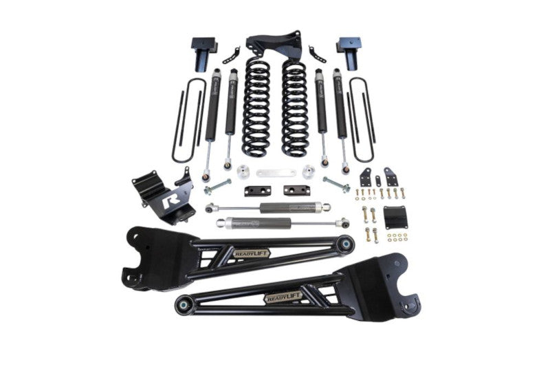 ReadyLift 49-23421 4in Coil Spring Lift Kit w/ Falcon Shocks & Radius Arms | 2023 F250/F350 4WD