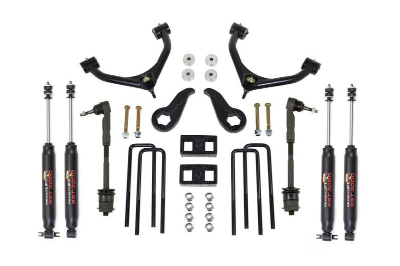 ReadyLift 69-3512 w/ Tow Block & SST300 Shocks 3.5F/2R SST Lift Kit | 2011-2019 Silverado/Sierra 2500HD