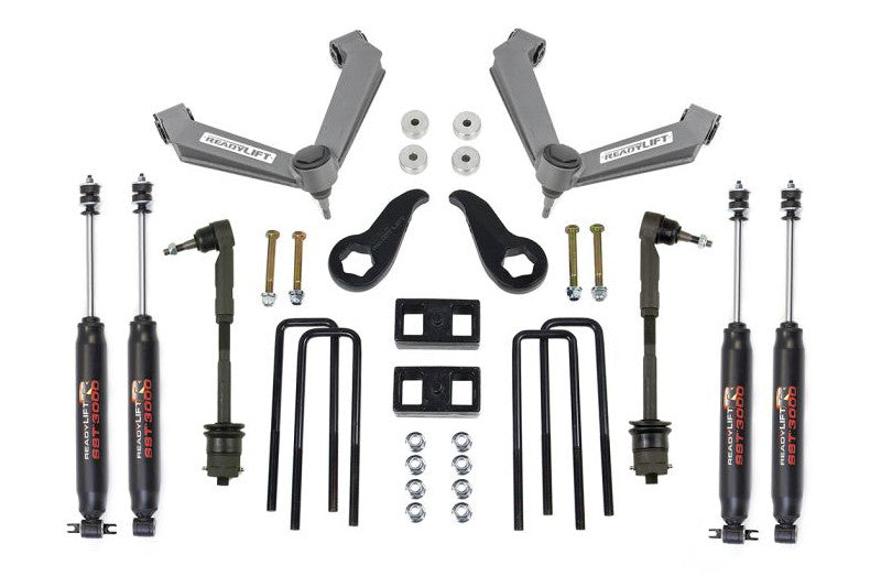 ReadyLift 69-3513 w/ SST3000 Shocks & UCAS 3.5F/1R SST Lift Kit | 2011-2019 Silverado/Sierra 2500HD