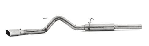 MBRP S6108409 4in Cat Back Exhaust System Single Side Exit T409 Stainless | 2004-2007 Dodge 5.9L Cummins