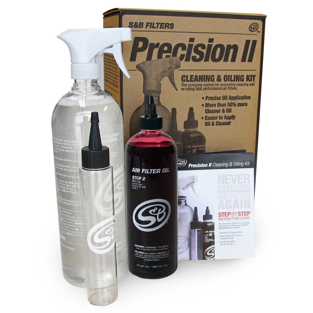 S&B 88-0008 Precision II Red Cleaning & Oiling Kit | Universal