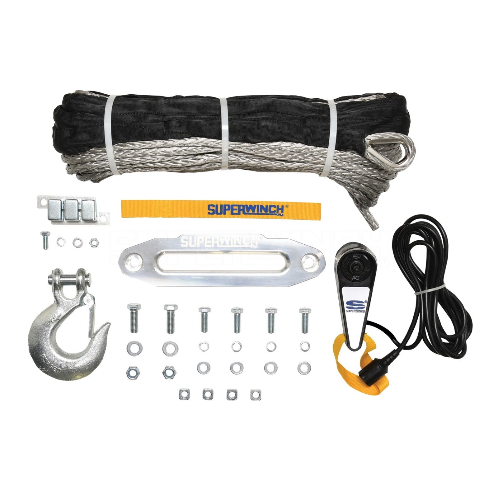 Westin 1595201 Superwinch Tiger Shark 9500SR 12V Synthetic Rope Winch | Universal