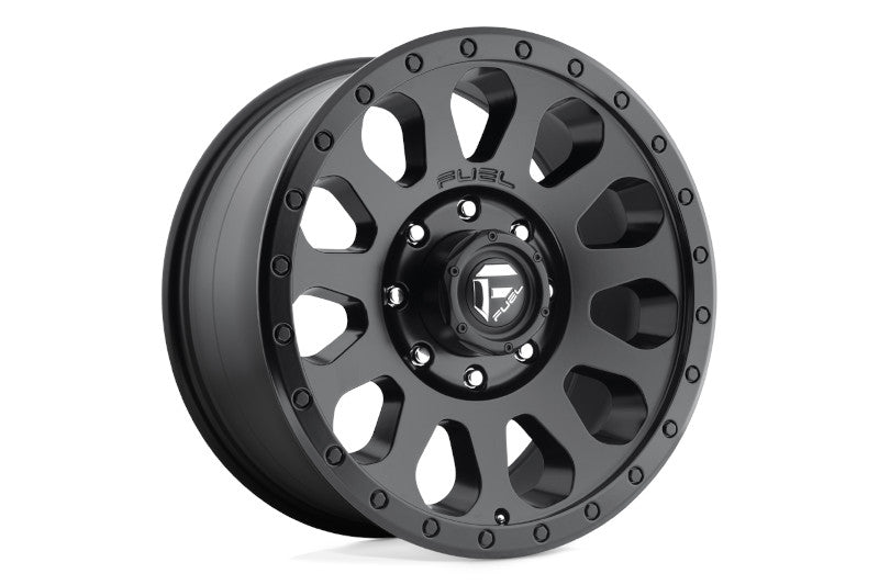 Fuel D57918901857 18x9 Vector Matte Black -20mm Offset Wheel | 2011-2024 Silverado/Sierra 2500HD/3500HD