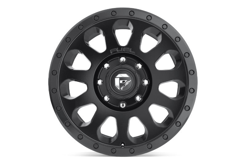 Fuel D57918901857 18x9 Vector Matte Black -20mm Offset Wheel | 2011-2024 Silverado/Sierra 2500HD/3500HD