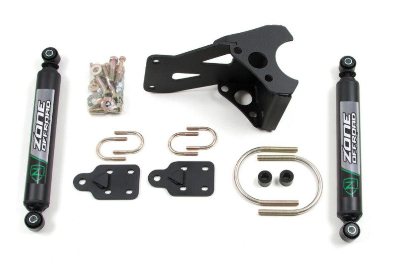 Zone Offroad 7350 Offroad Dual Steering Stabilizer Kit | 2005-2023 F250/F350 4WD