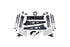 Zone Offroad D101F 4in Radius Arm Lift Kit - 3in Rear Block Kit w/o Overload | 2019-2024 Ram 3500 4WD Gas