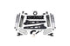 Zone Offroad D101F 4in Radius Arm Lift Kit - 3in Rear Block Kit w/o Overload | 2019-2024 Ram 3500 4WD Gas