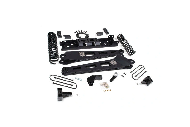 Zone Offroad D101F 4in Radius Arm Lift Kit - 3in Rear Block Kit w/o Overload | 2019-2024 Ram 3500 4WD Gas