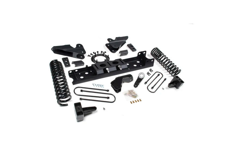 Zone Offroad D109 6.5in Radius Bracket Lift Kit - 6 Bolt, 5 Rear Blocks, w/o Overload | 2019-2023 Ram 3500 4WD Diesel